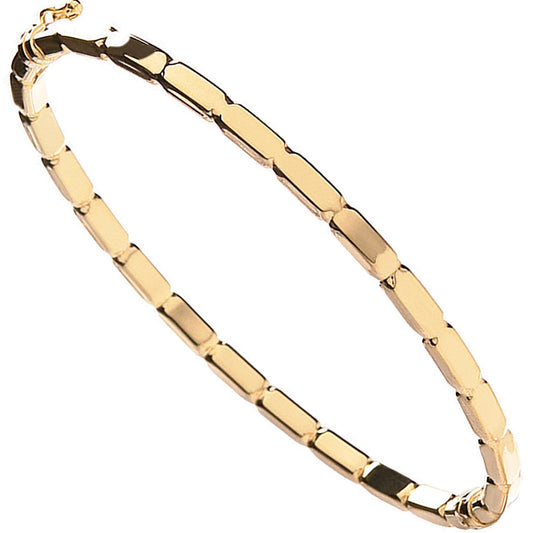 Yellow Gold Fancy Bangle