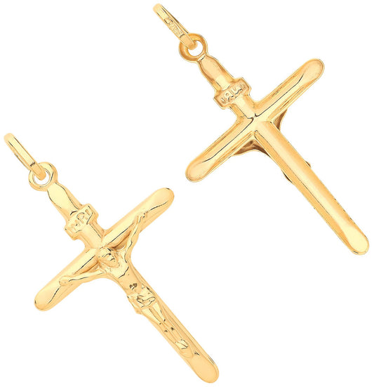 Yellow Gold Crucifix