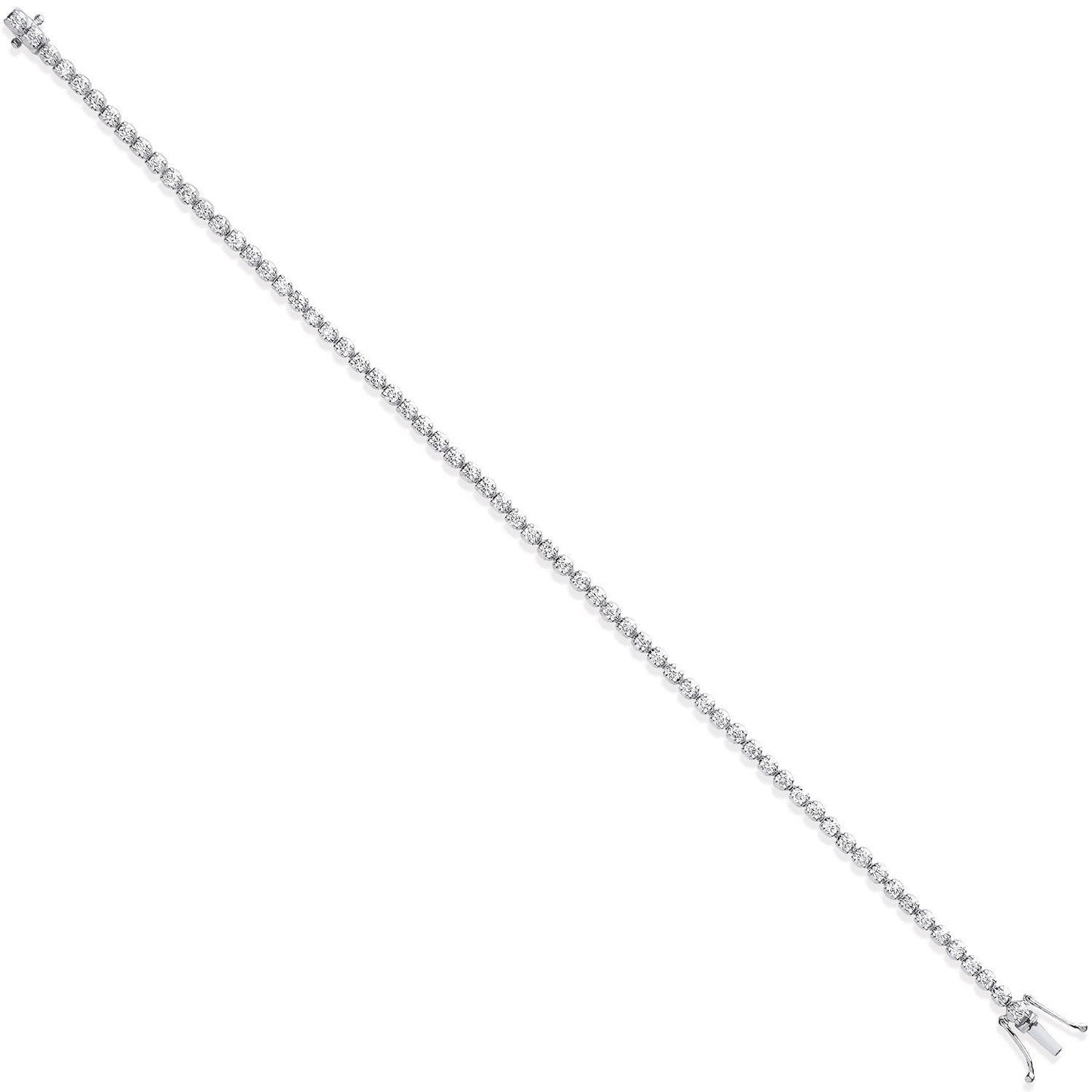 18ct White Gold 1.60ct Diamond Tennis Bracelet