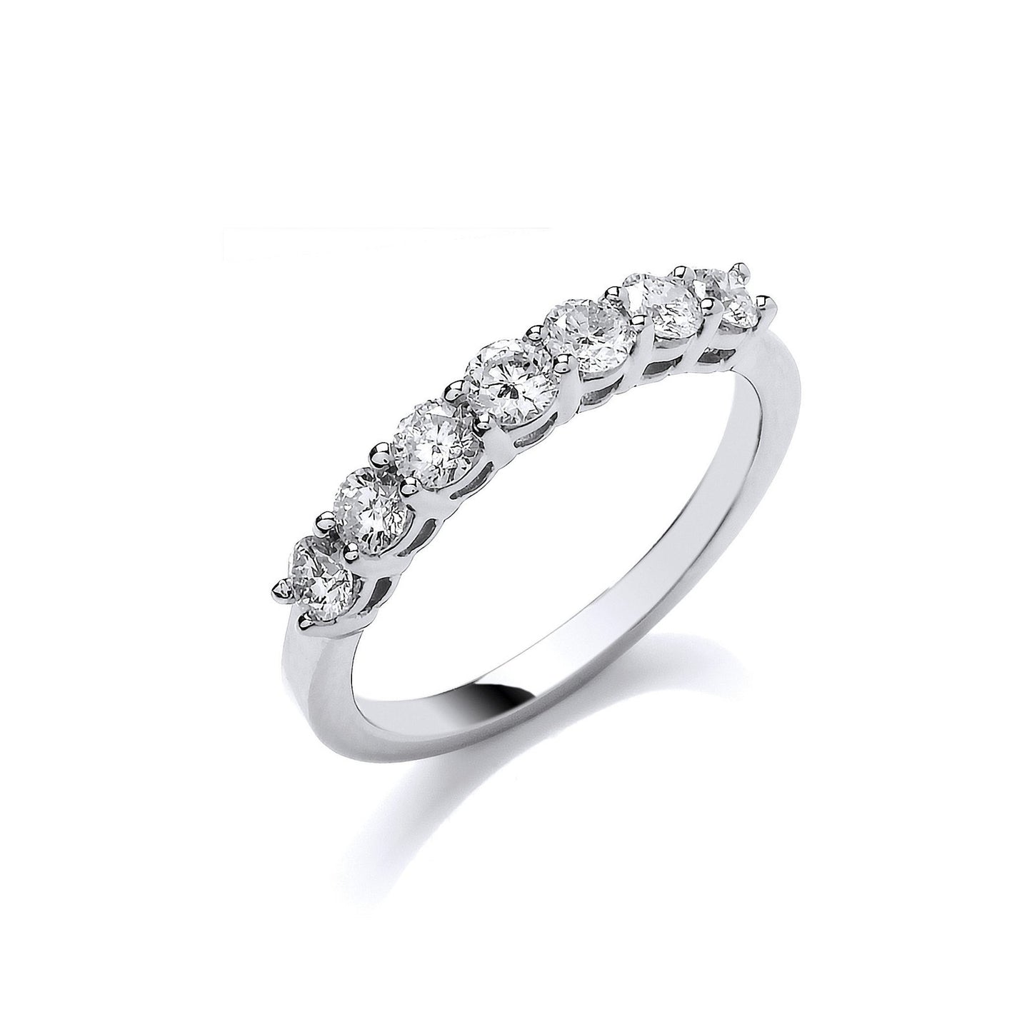 Platinum 0.70ct G/h-vs Diamond Ring