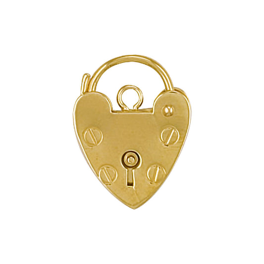 9ct Yellow Gold 15mm Padlock
