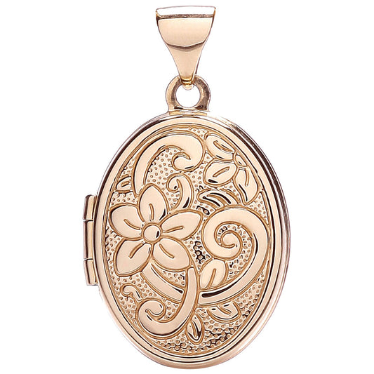 Rose Gold Oval Shaped Locket