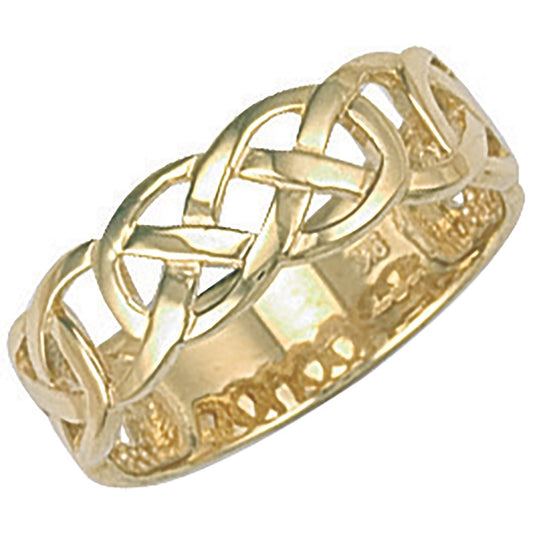 Yellow Gold Celtic Ring