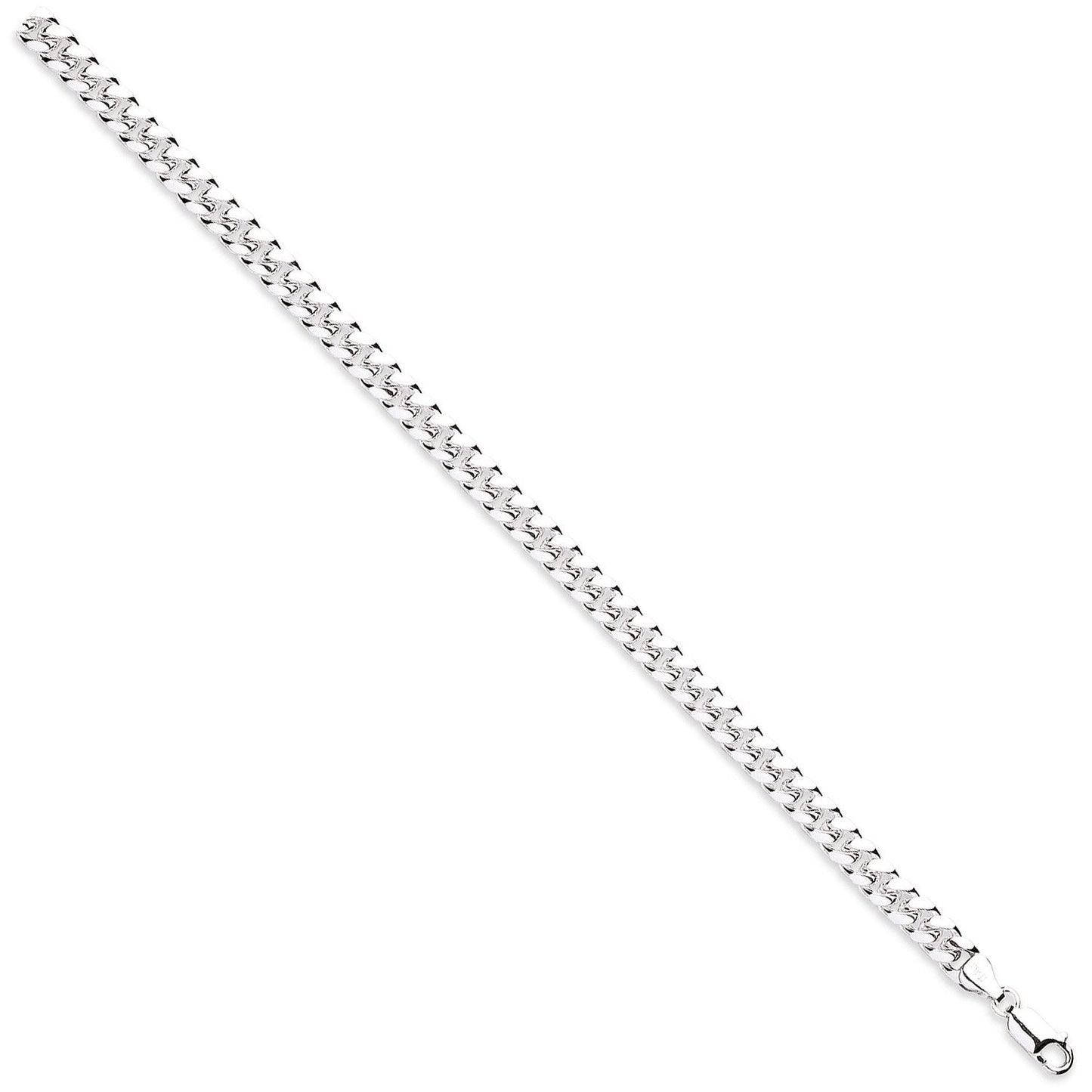 Silver 6.5mm Dome Cuban Link Chain/bracelet