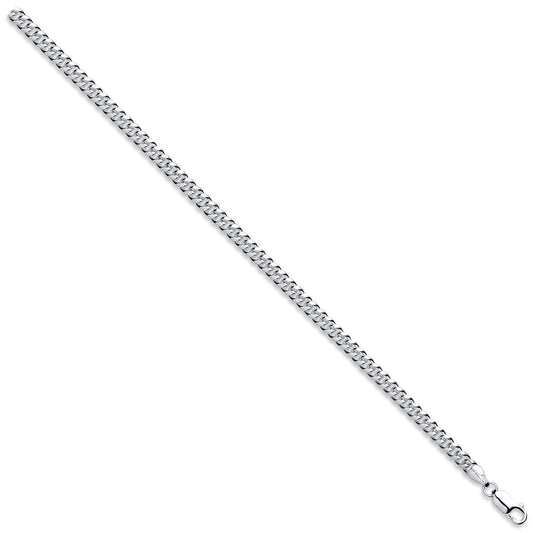 Silver 5mm Dome Cuban Link Chain/bracelets