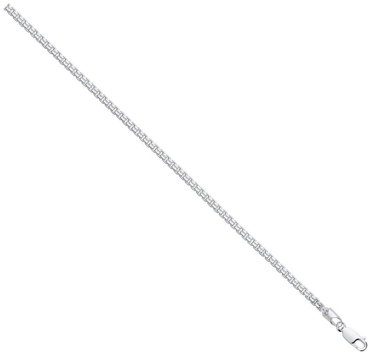 Silver 3mm Cage Chain