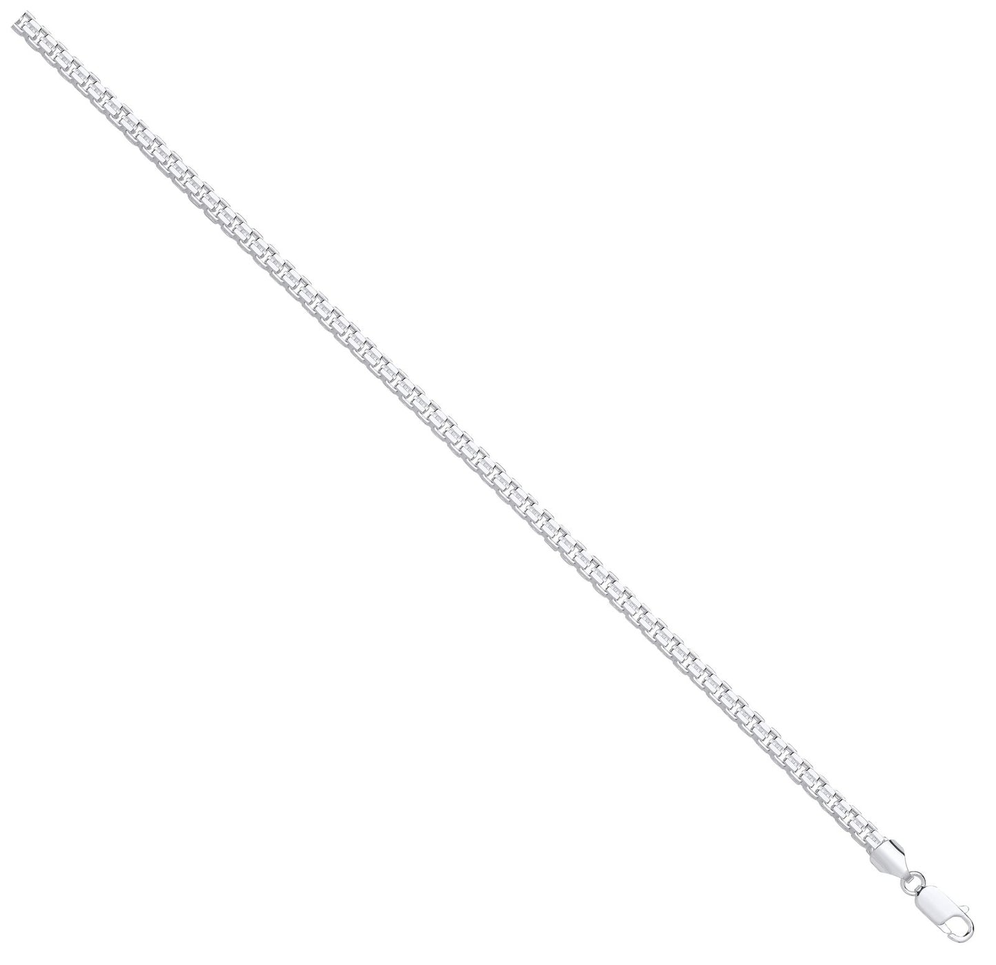 Silver 4mm Cage Chain