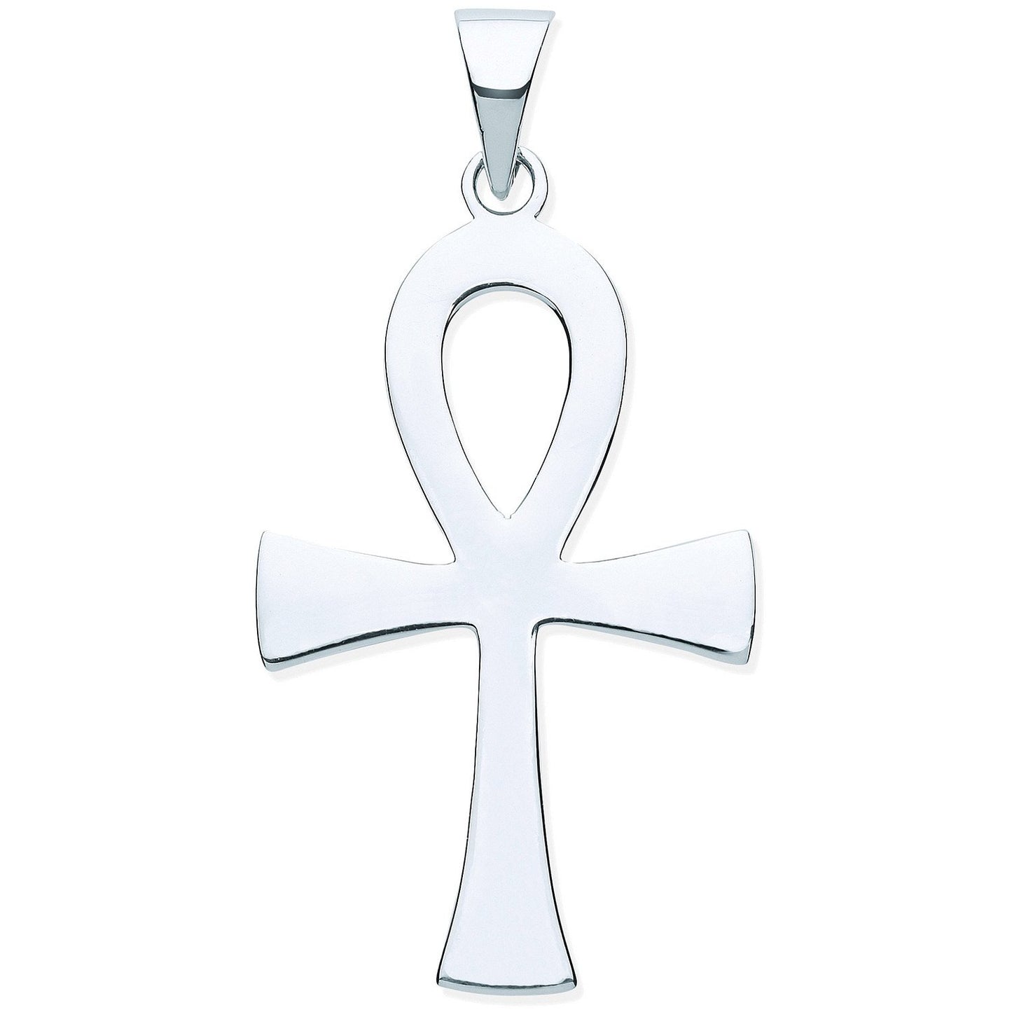 Silver Ankh Cross - Key Of Life