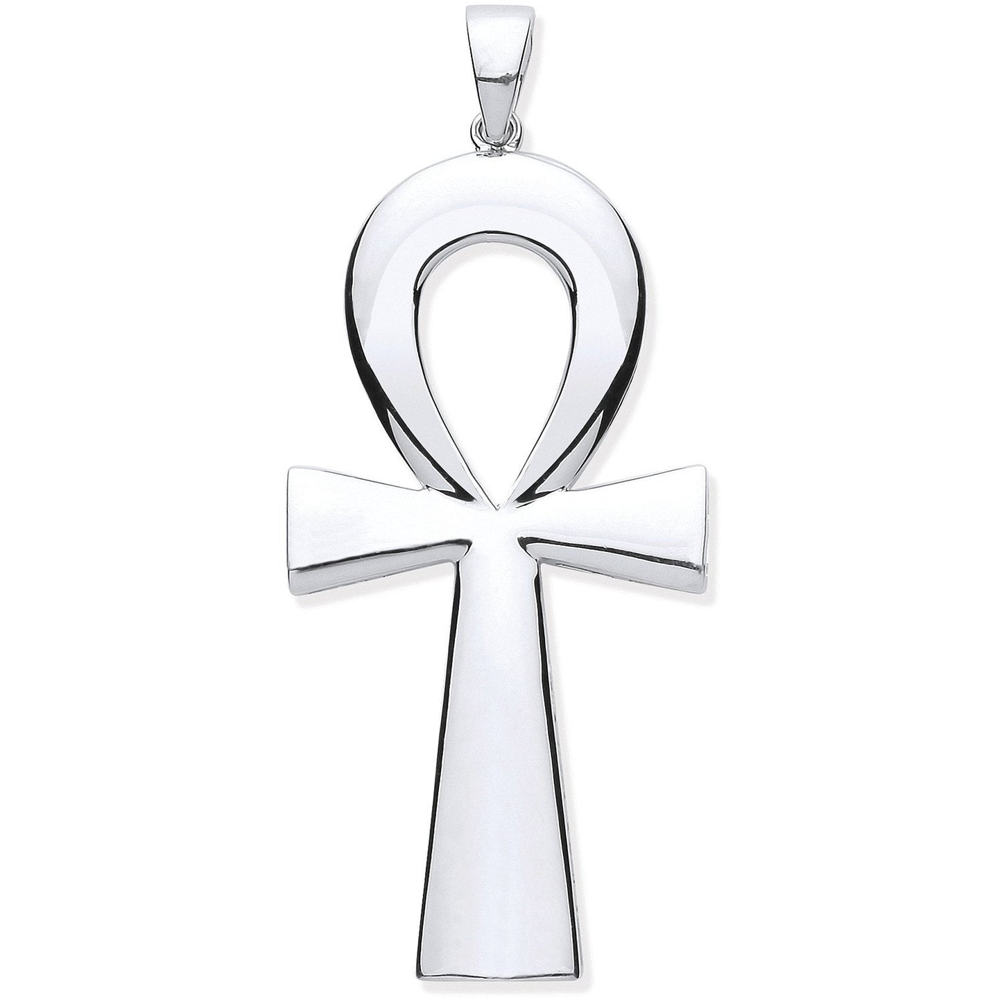 Silver Large Ankh Cross - Key Of Life