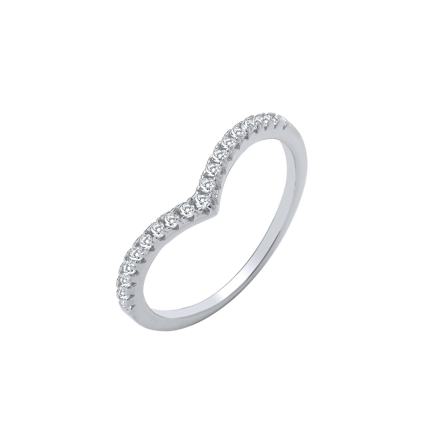 Silver Wishbone Ring