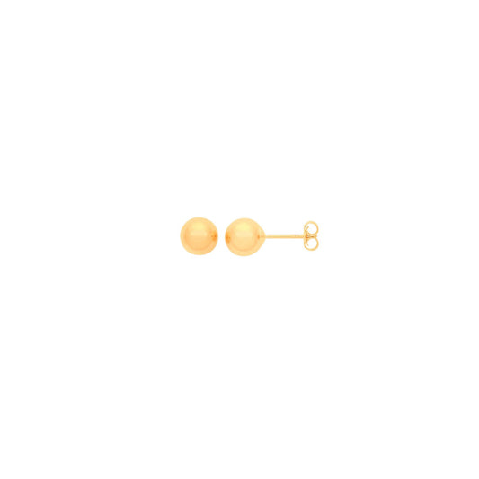 9ct Yellow Gold 3mm Ball Studs