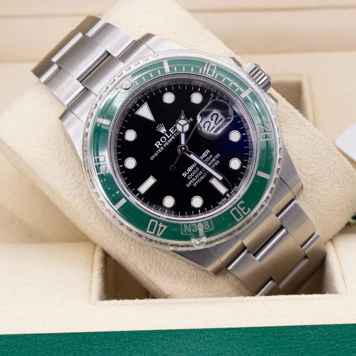 Rolex Submariner Date 126610LV Starbucks Oyster Bracelet 2023