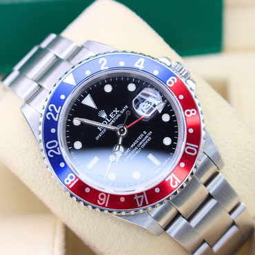 Rolex GMT-Master II 16710 Pepsi Bezel Watch – Stainless Steel Oyster Bracelet Automatic 2008 Pristine Condition | Calibre of Time