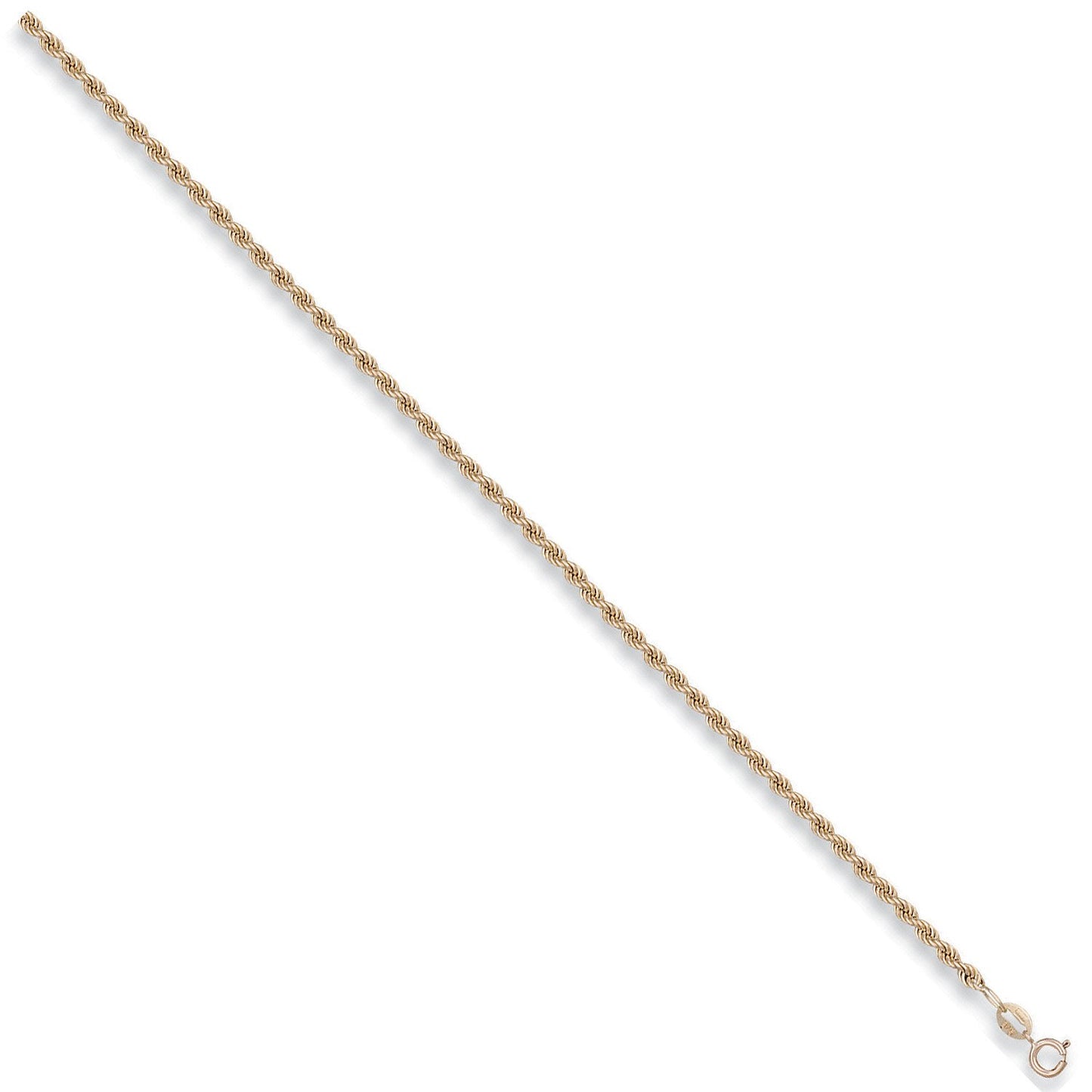 Yellow Gold 2.7mm Hollow Rope Chain
