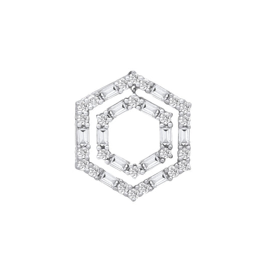 18ct White Gold 0.56ctw Pendant
