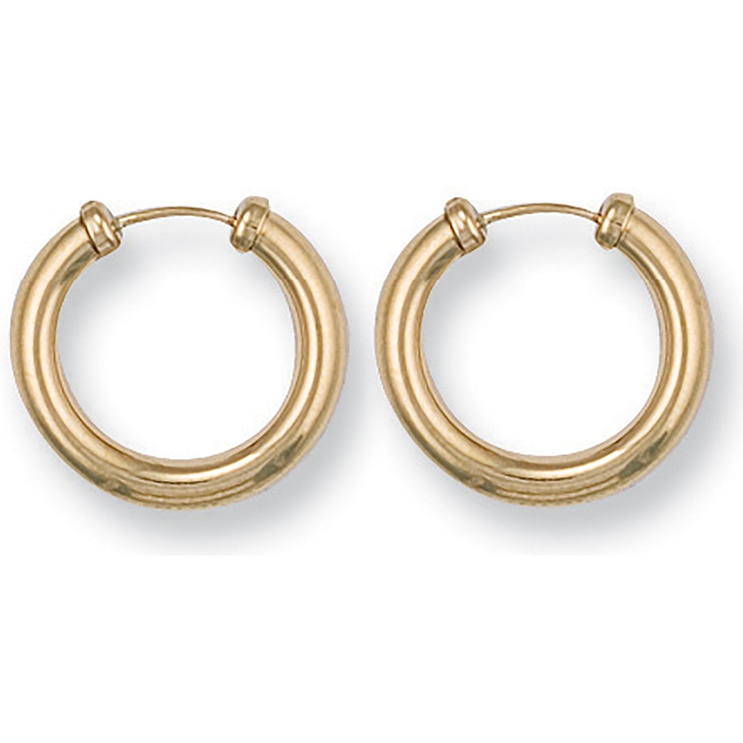 Yellow Gold 18mm Capped Sleepers