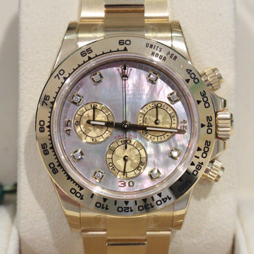 Rolex Cosmograph Daytona 116508 – Tahitian Mother of Pearl Dial, 18ct Yellow Gold