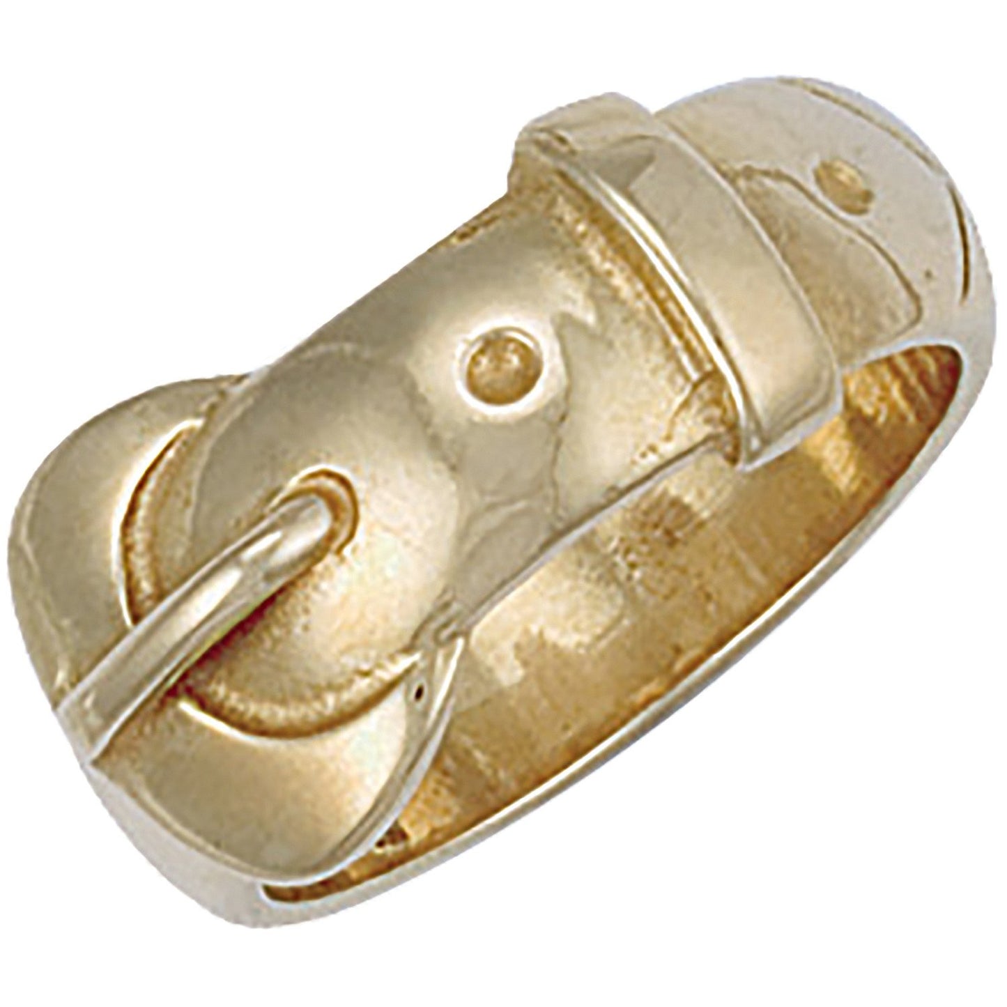 Yellow Gold Buckle Ring