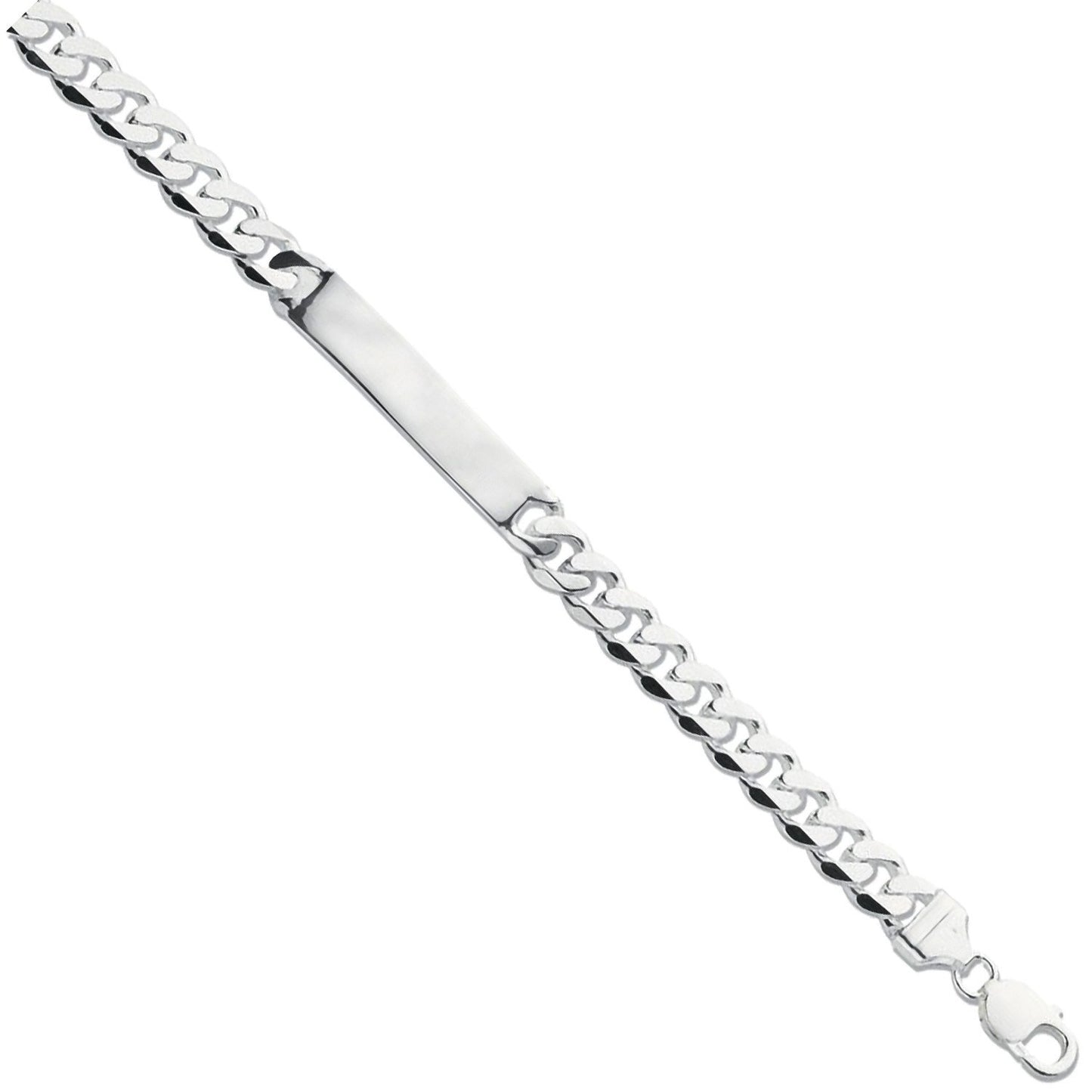 Silver Id Gents 8" Bracelet