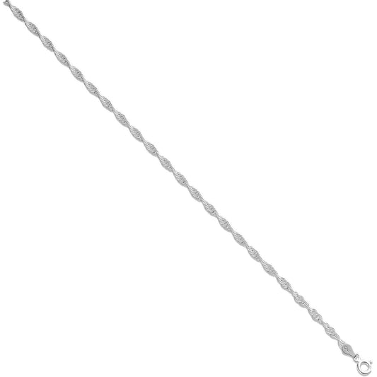 Silver 3.3mm Prince Of Wales Chain
