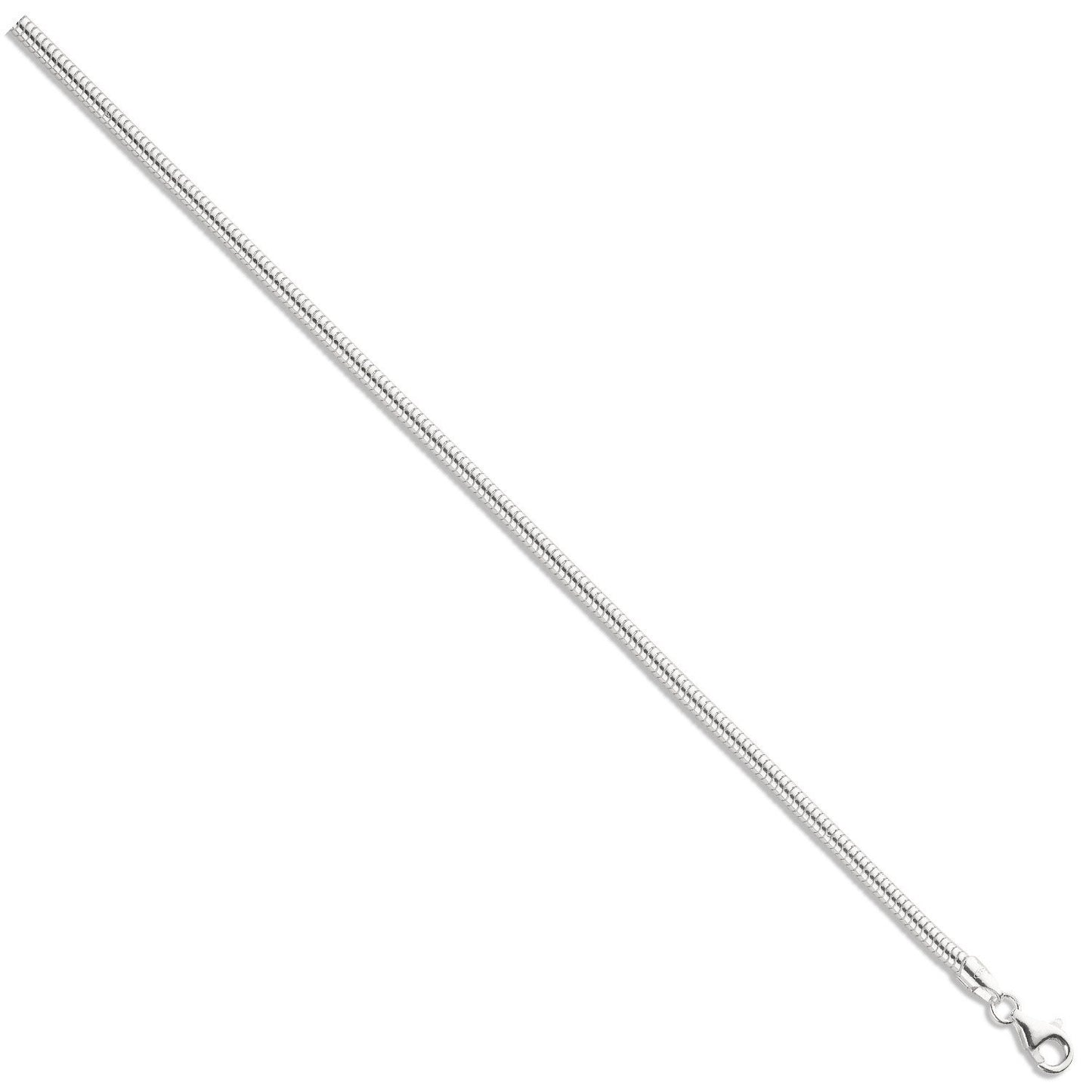 Silver 3mm Snake Chain
