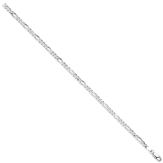 Silver 4mm Figaro Chains/bracelet