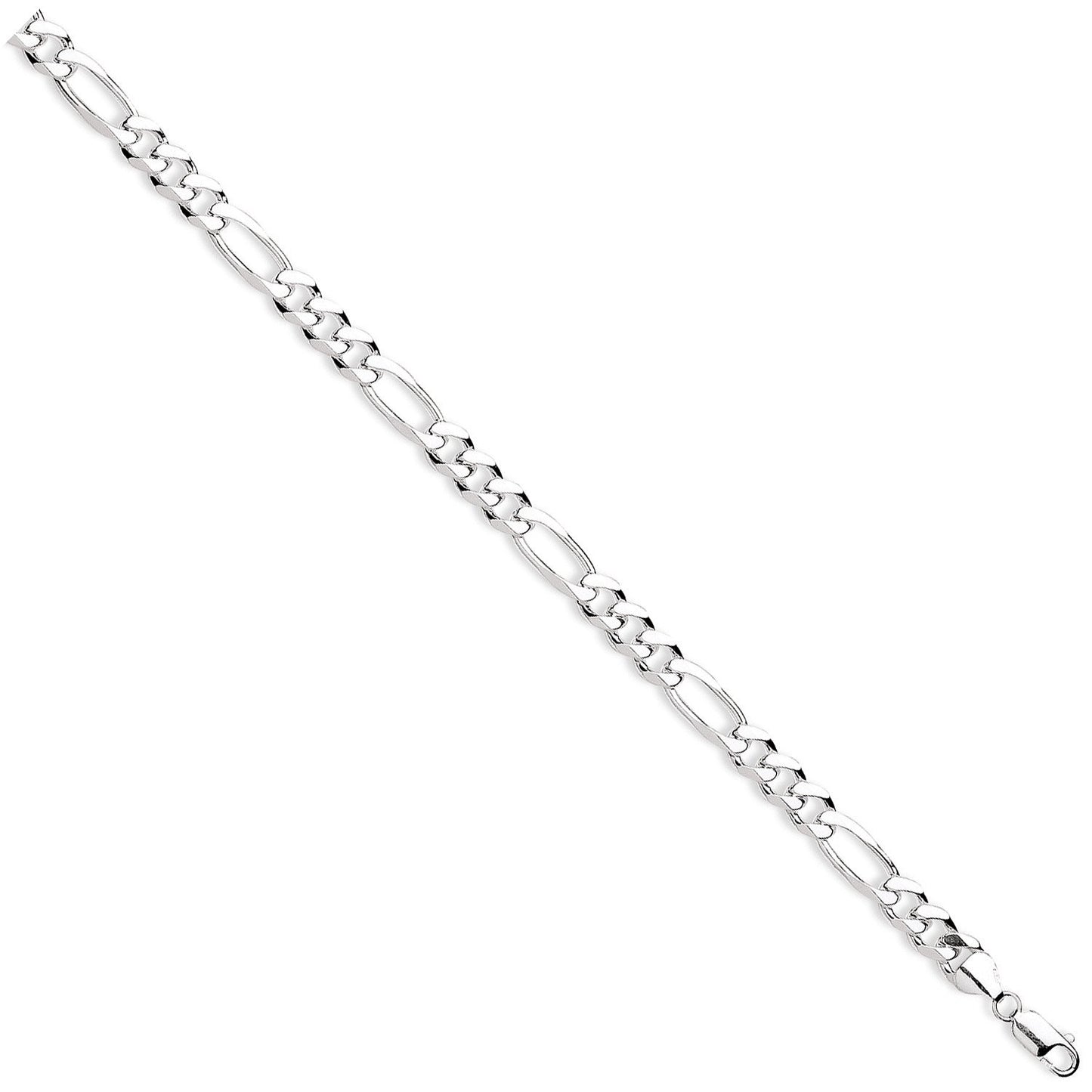 Silver 8mm Figaro Chains/bracelets