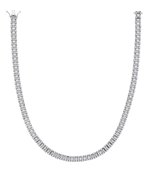 Silver 8.5mm Fancy Link Gents Chain