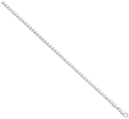 Silver 4mm Box Chain