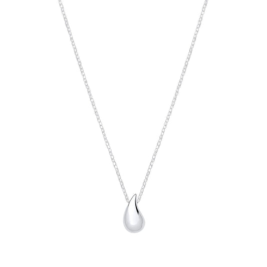 Silver Teardrop 16"