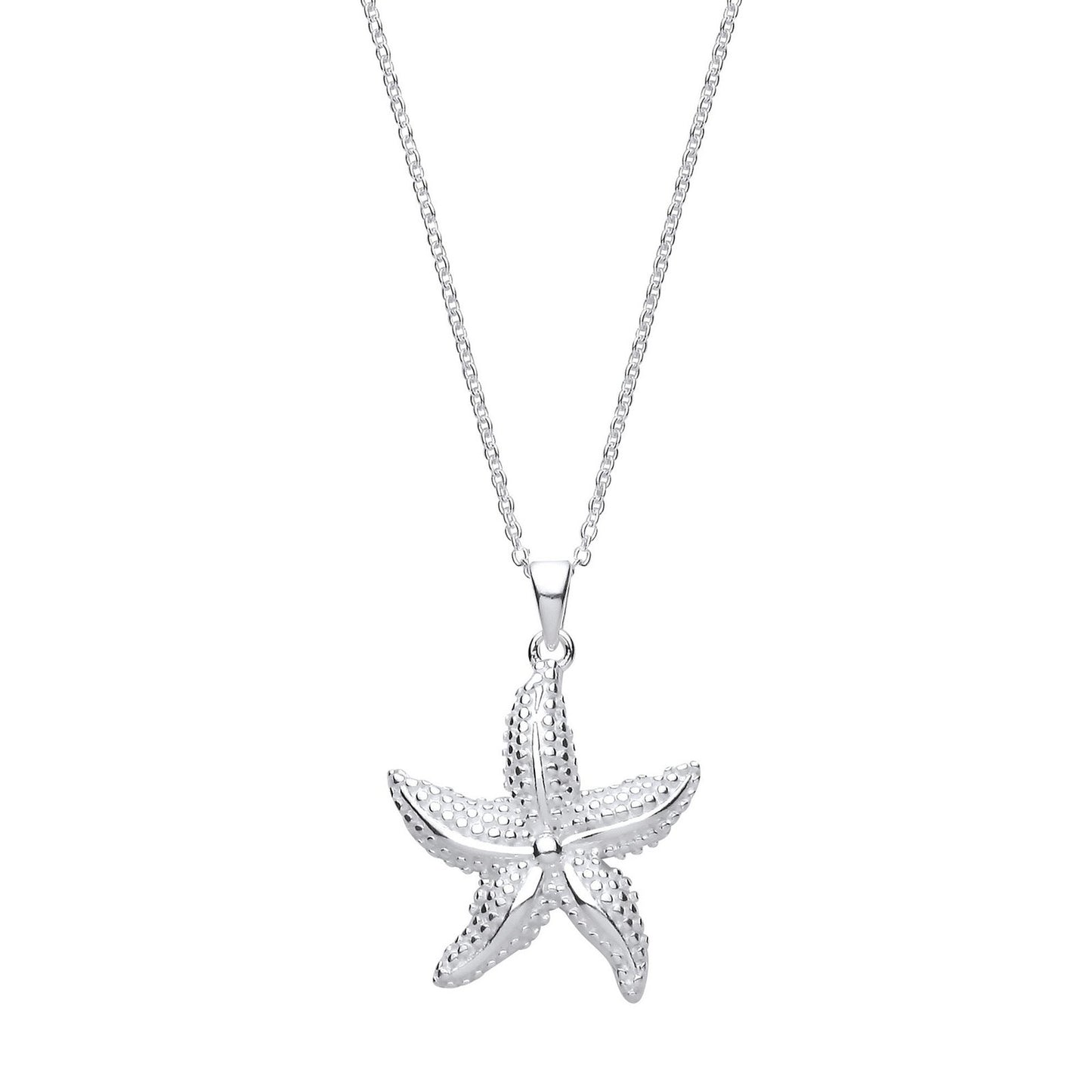 Starfish Silver Necklace