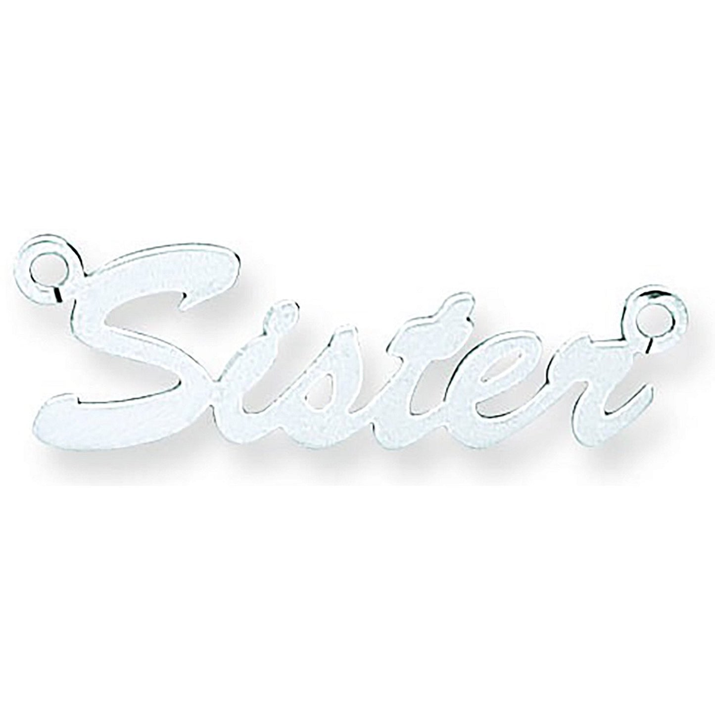 Silver Small Script Nameplate With 16"/18"/20" Chain
