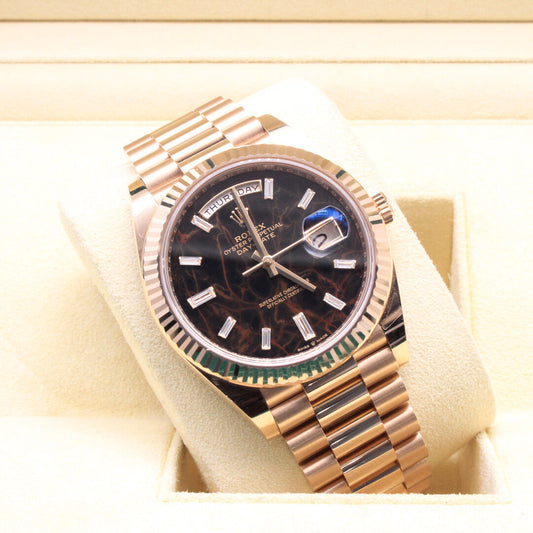 Rolex Day-Date 40 228235 Olive Anniversary Dial 2020 No Papers| Calibre of Time