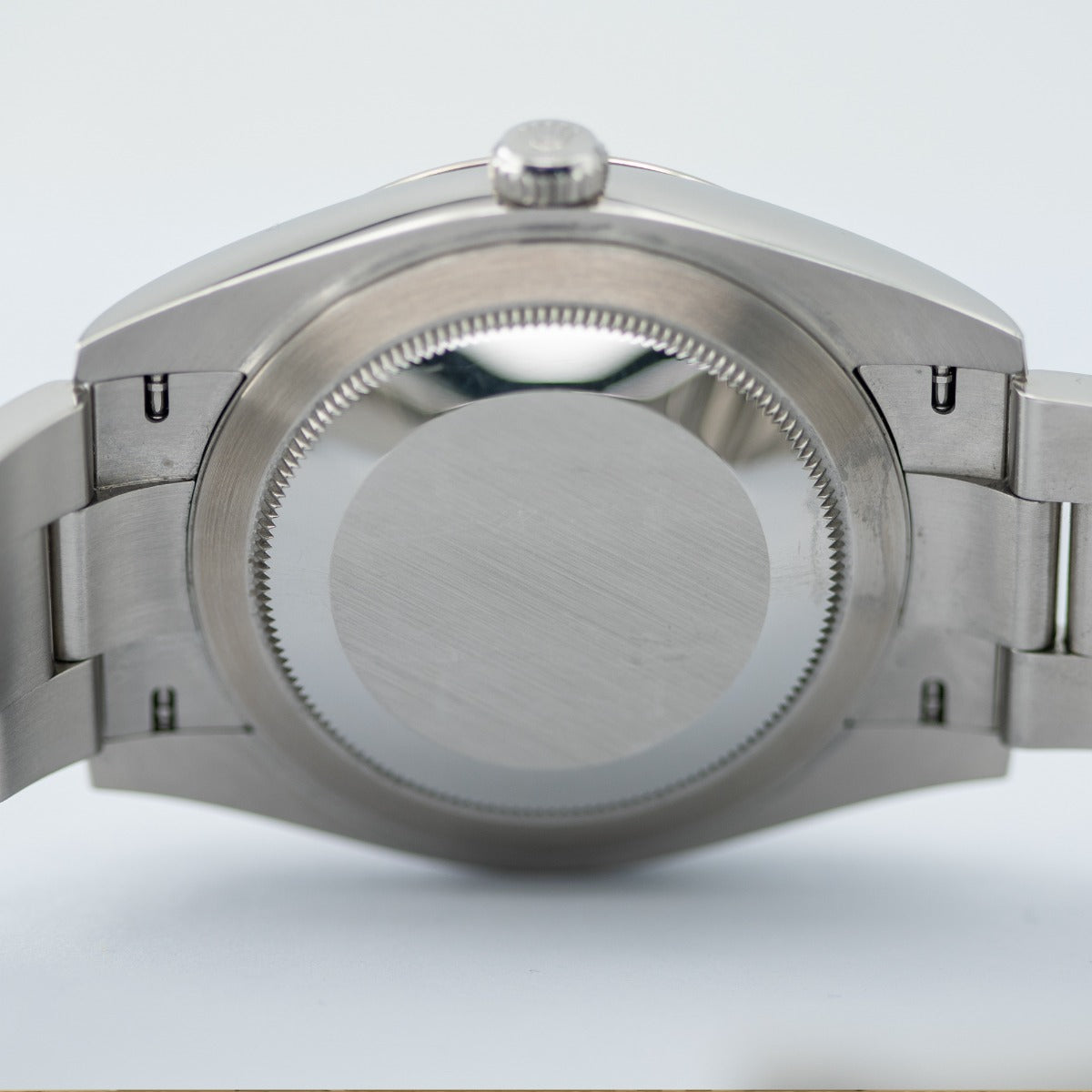 Rolex DateJust 41 126334 Blue Azzurro Dial Oyster Bracelet 2024 Silver Rolex watch with a blue face on a white background